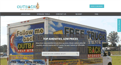 Desktop Screenshot of outbackselfstorageco.com