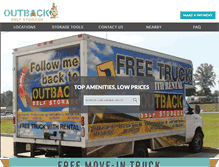 Tablet Screenshot of outbackselfstorageco.com